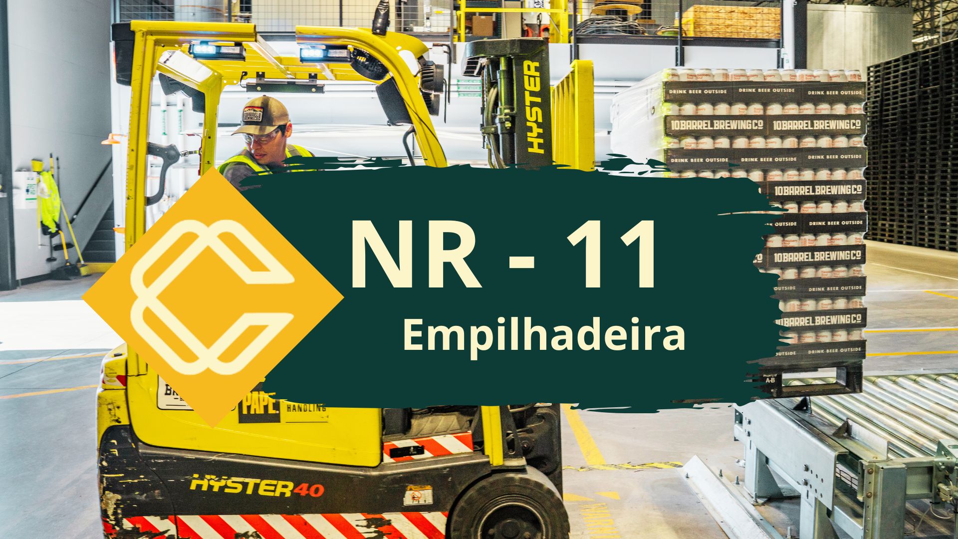 NR 11- Operador de Empilhadeira -Teórico – 16 horas