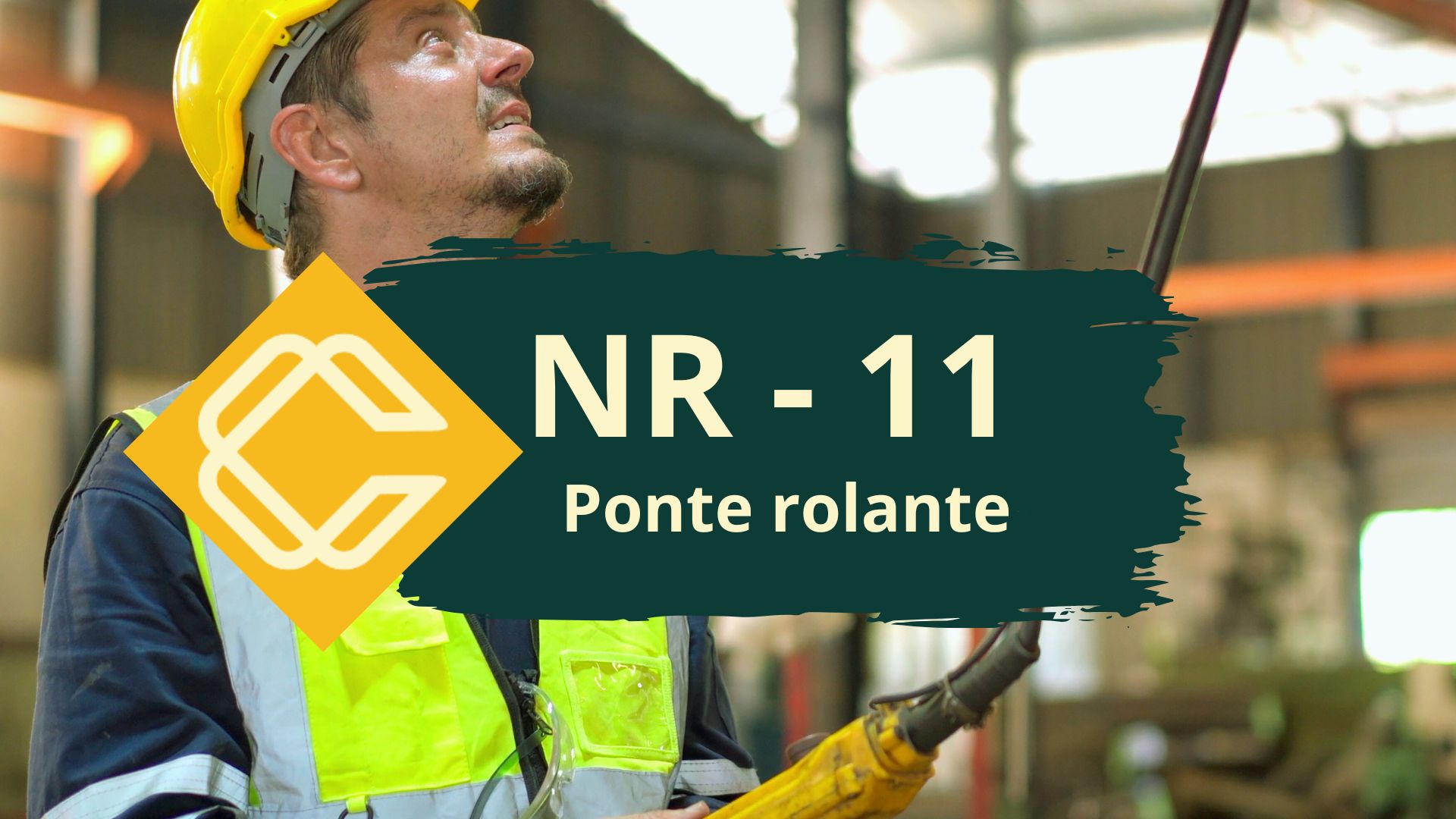 NR 11 – Operação de Ponte Rolante e Talha elétrica – Teórico – 16 horas